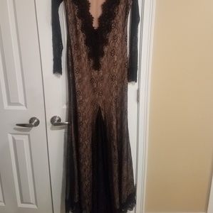 Lace black dress